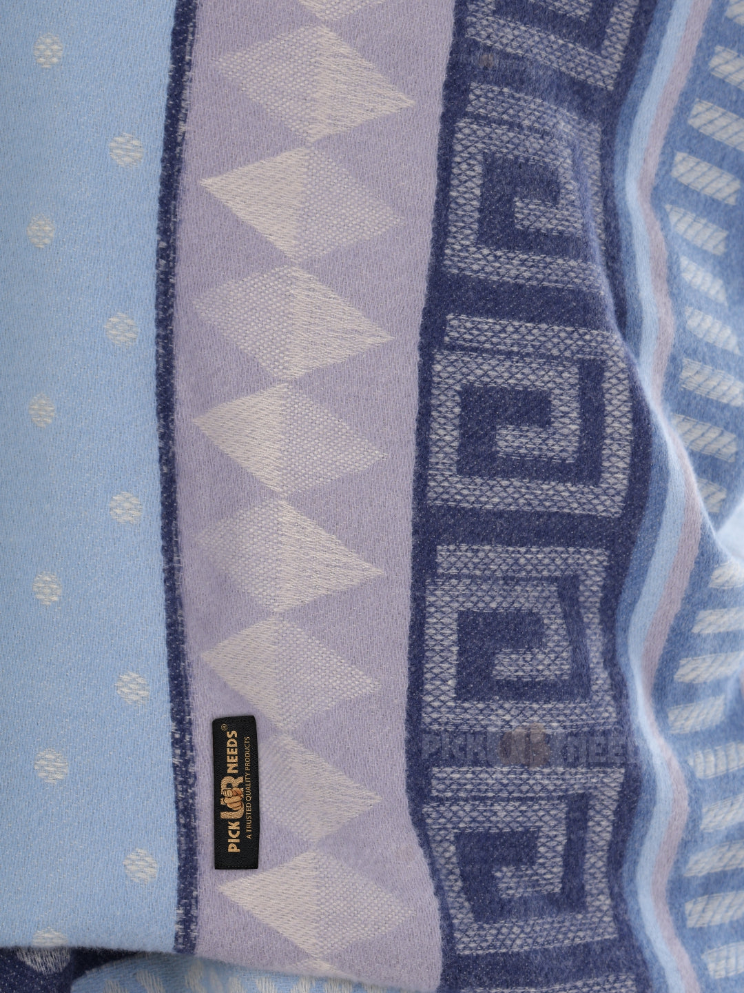 Pick Ur Needs Premium Winter Woolen Shawl for Women  Soft & Warm Ethnic Design Stole with Tassels  Stylish Warm Wrap for Winter & Parties